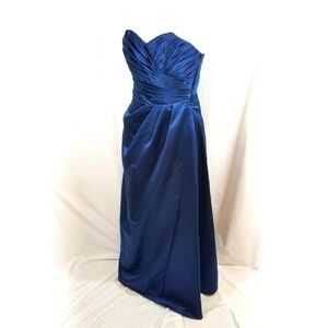 Pretty Maids Blue Style 22416 Navy 12 Dress NWT